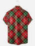 Men's Christmas Funny Graphic Short Sleeve Hawaiian Shirt